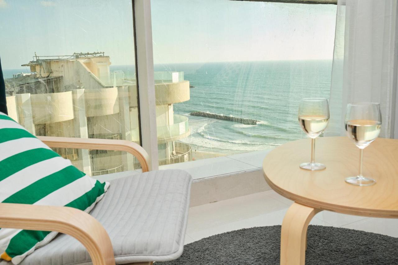 Sunny Sea View Studio Apartamento Herzelia Exterior foto